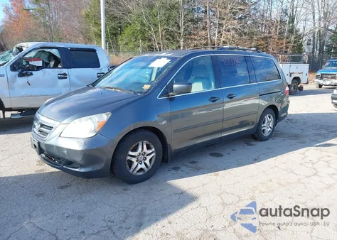 2006 Honda Odyssey Ex z USA, uszkodzony, nr VIN 5FNRL38426B401633